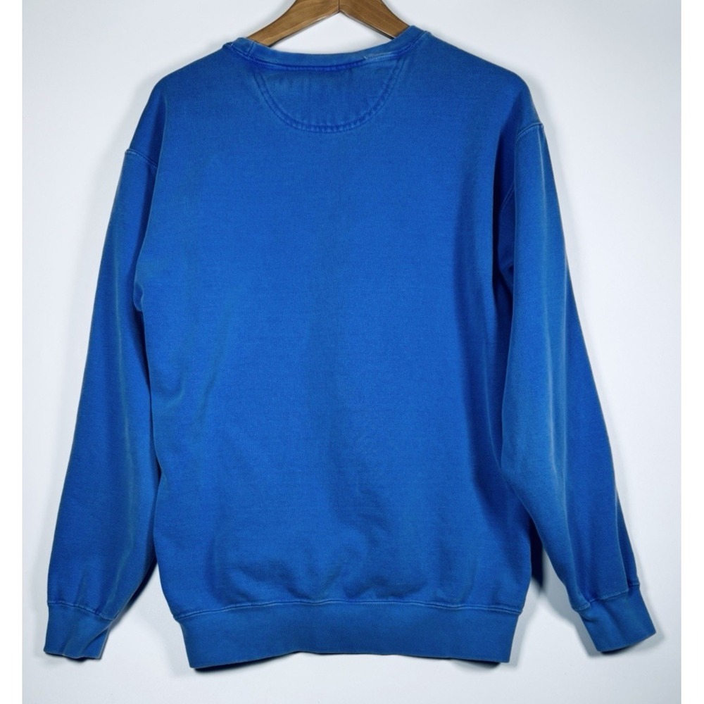 The Salty Dog Cafe Sweatshirt Large Blue Hilton Head Island Dog Graphic Comfort - Picture 3 of 8